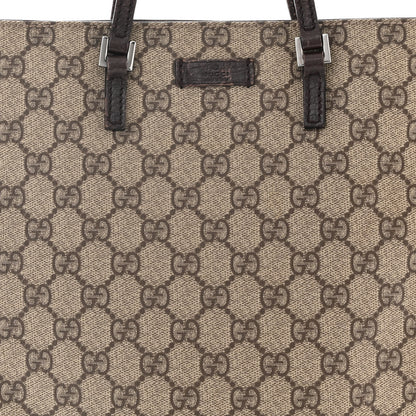 Gucci GG Plus Monogram Flat Vertical Tote Dark Brown 8 of 11