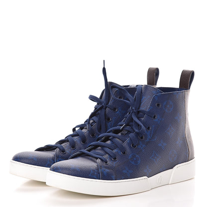 Louis Vuitton Monogram Match Up Sneakers 8 Pacific Blue 3 of 19