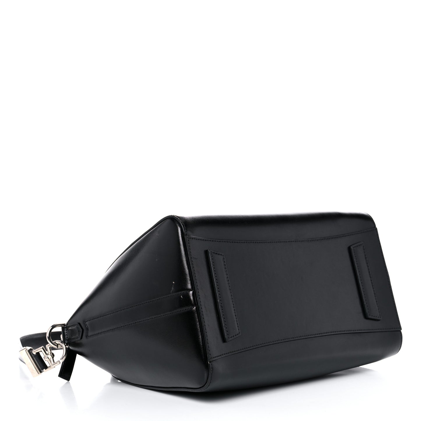 Shiny Lord Calfskin Medium Antigona Black
