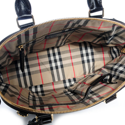 Burberry Grainy Leather Small Orchard Bowling Bag Dark Brown 6 of 8