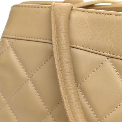 Chanel Lambskin Quilted CC Tote Beige 23 of 24