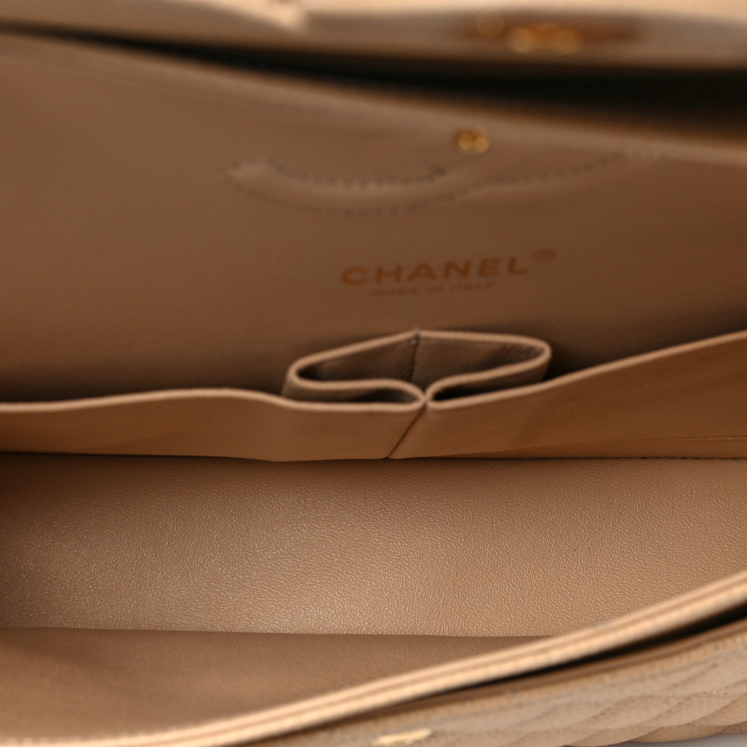 Chanel Caviar Quilted Medium Double Flap Beige 4 of 8