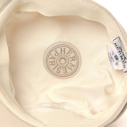 Hermes Wool Flannel Cabourg En Finesse Cap 58 7 of 10