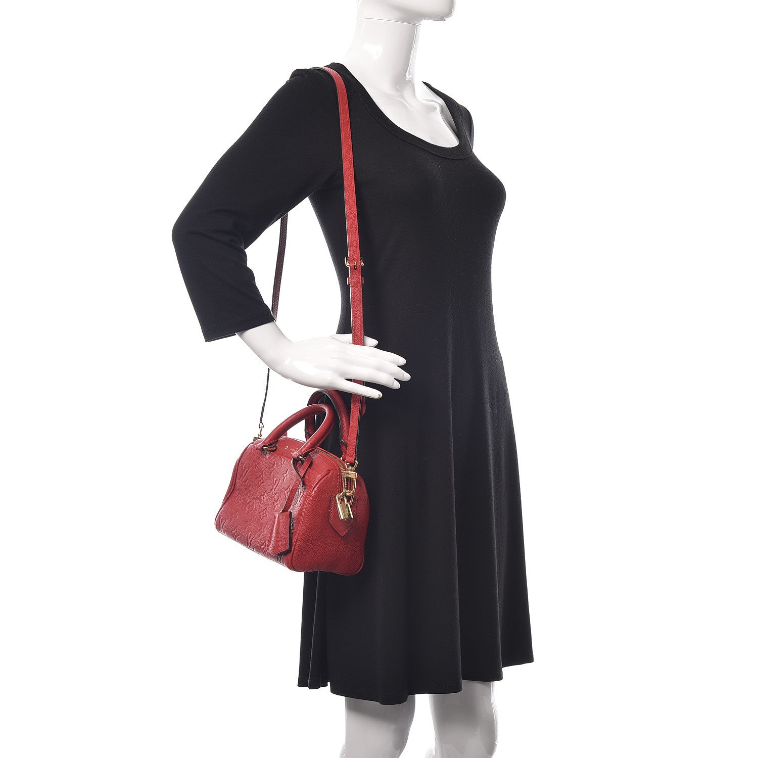 Louis Vuitton Empreinte Speedy Bandouliere 20 NM Cherry 2 of 9