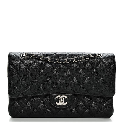 Chanel Caviar Quilted Medium Double Flap Black 1 of 7