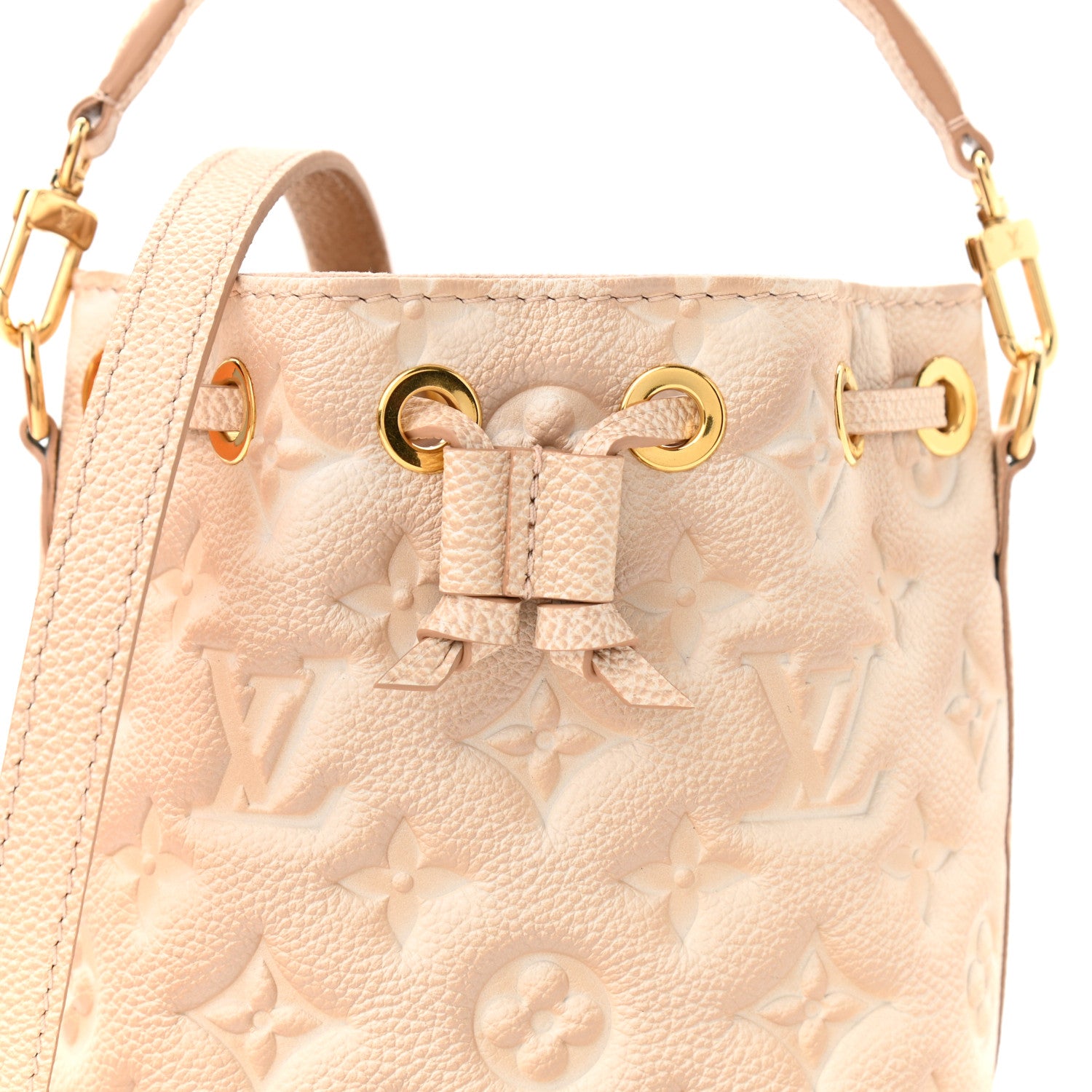 Louis Vuitton Empreinte Monogram Summer Stardust Nano Noe Beige Clair 7 of 10
