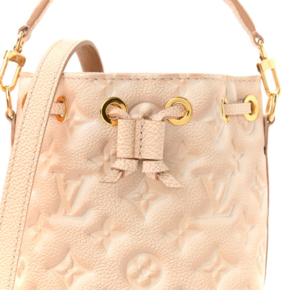 Louis Vuitton Empreinte Monogram Summer Stardust Nano Noe Beige Clair 7 of 10