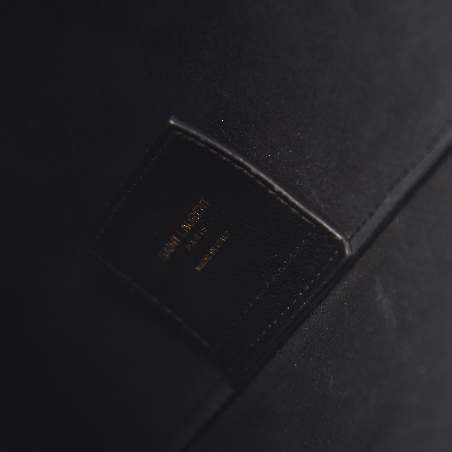 Saint Laurent Calfskin Toy Shopping Tote Black 7 of 9