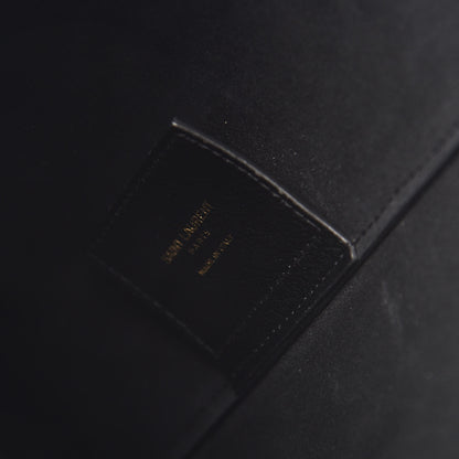 Saint Laurent Calfskin Toy Shopping Tote Black 7 of 9