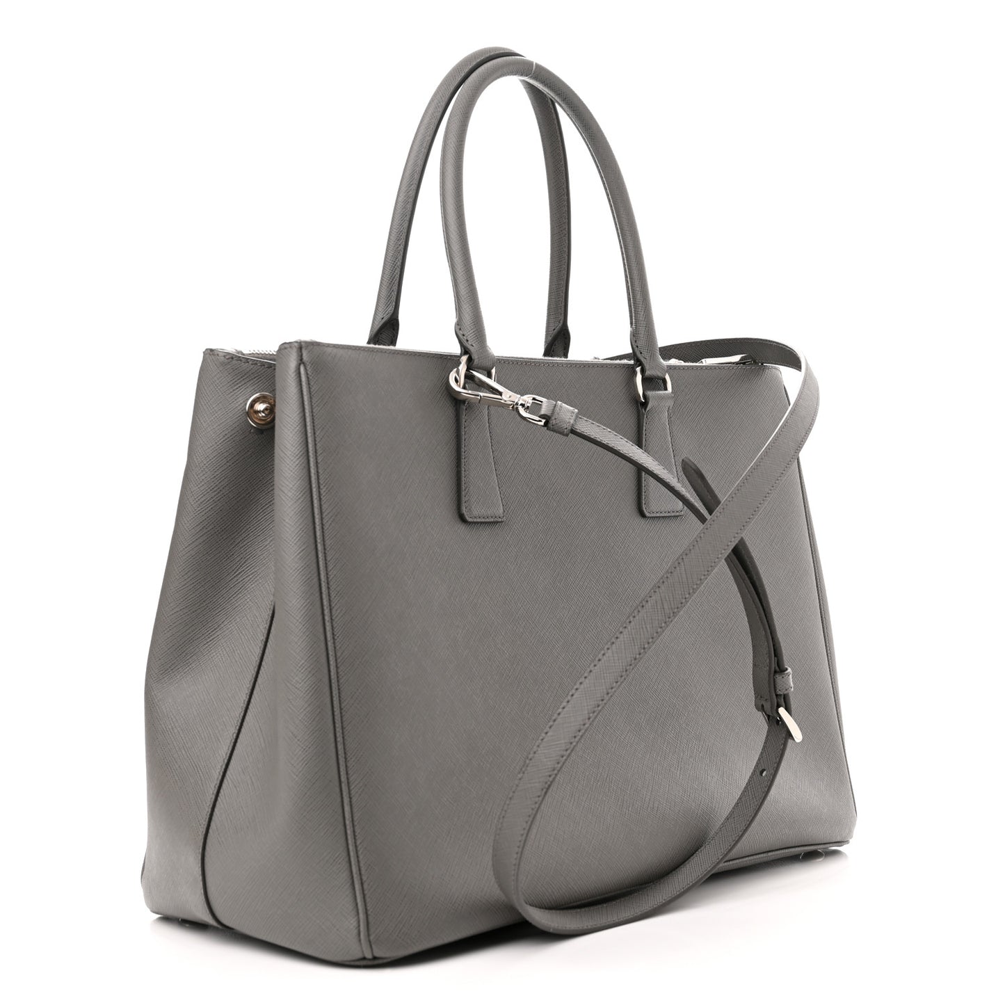 Saffiano Large Galleria Double Zip Tote Marmo
