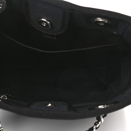 Chanel Mixed Fibers Mini Deauville Tote Black 5 of 11