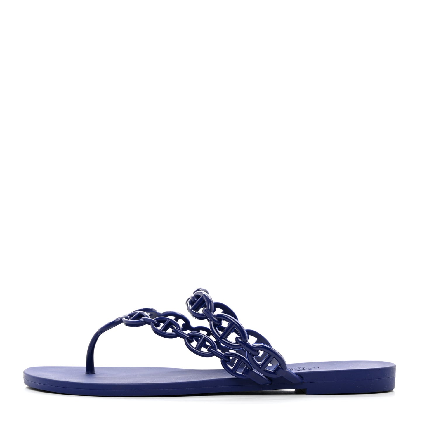 Rubber Chaine d'Ancre Island Sandals 38 Bleu Smalt