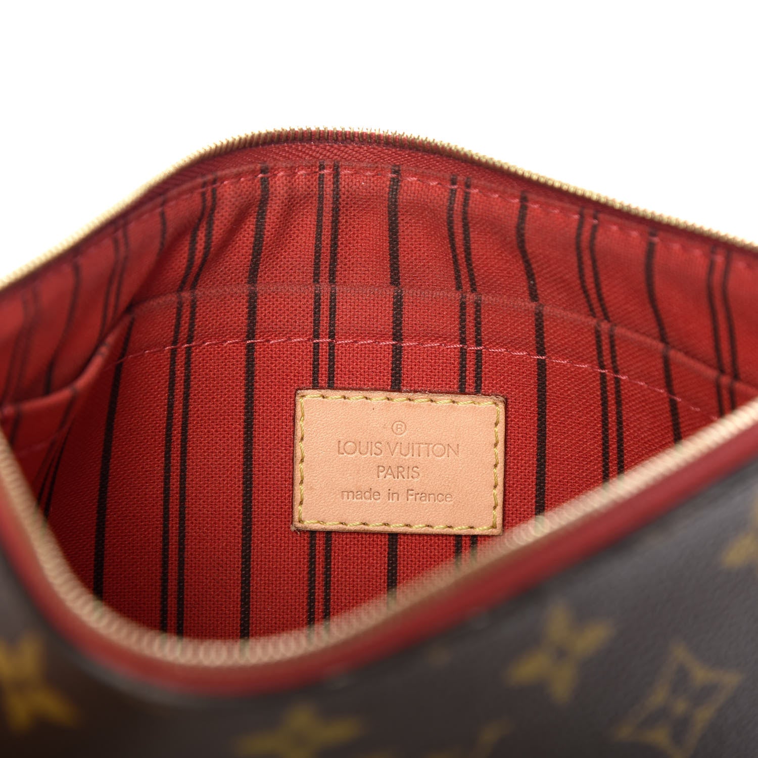 Louis Vuitton Monogram Neverfull MM GM Pochette Cherry 6 of 9