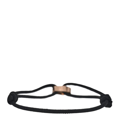 Cartier 18K Pink Gold Charity LOVE Adjustable Cord Bracelet Black 2 of 3