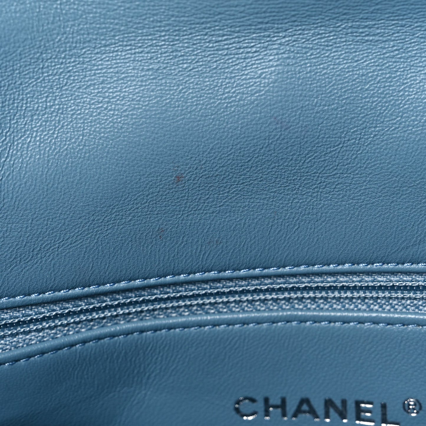 Sequin Mini Waterfall Flap Light Blue