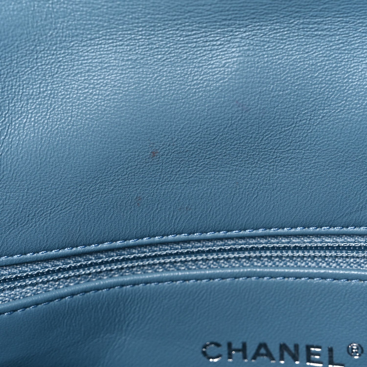 Chanel Sequin Mini Waterfall Flap Light Blue 11 of 13