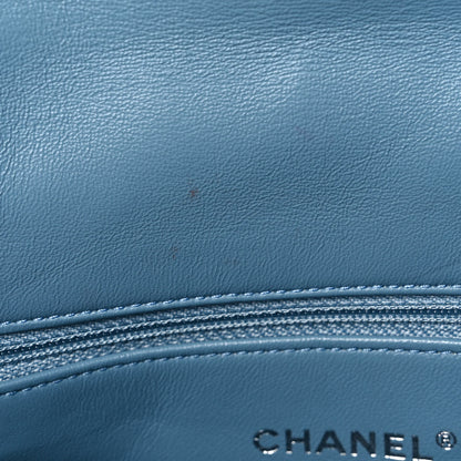 Chanel Sequin Mini Waterfall Flap Light Blue 11 of 13