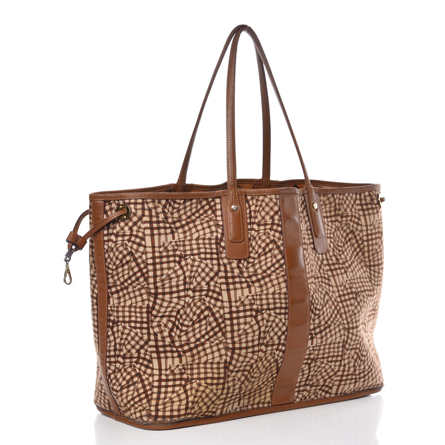 MCM Visetos Large Liz Reversible Shopper Tote Cognac 6 of 32