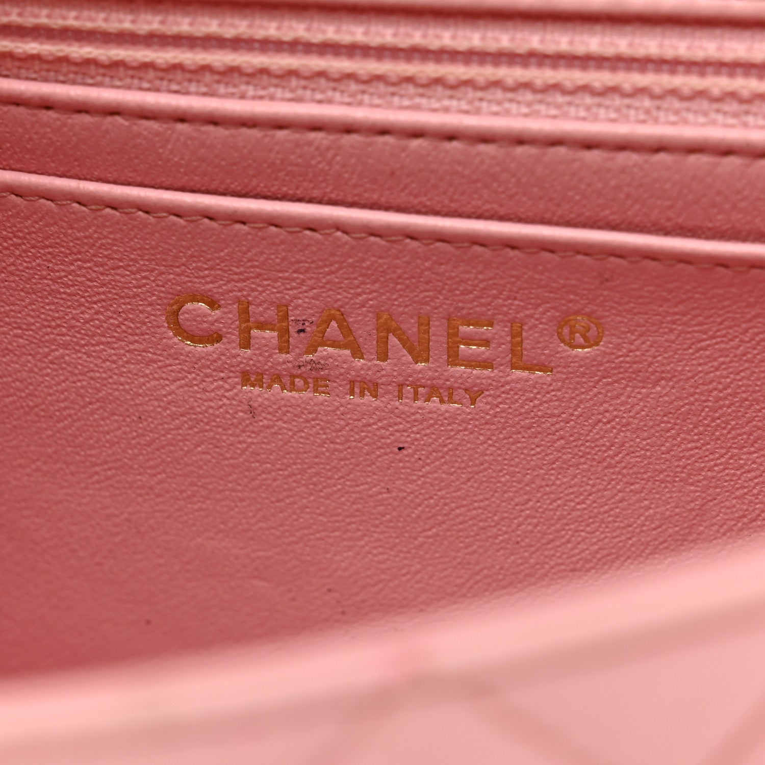 Chanel Lambskin Quilted Mini Rectangular Flap Pink 7 of 16