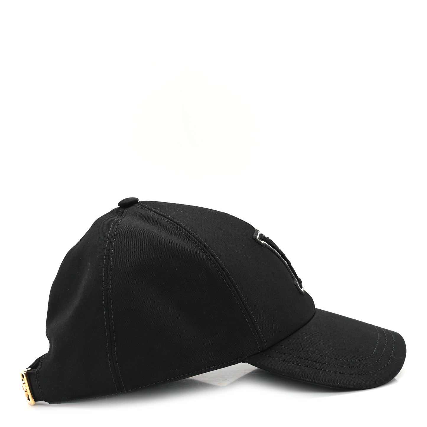 Cotton LV Signature Cap M Black