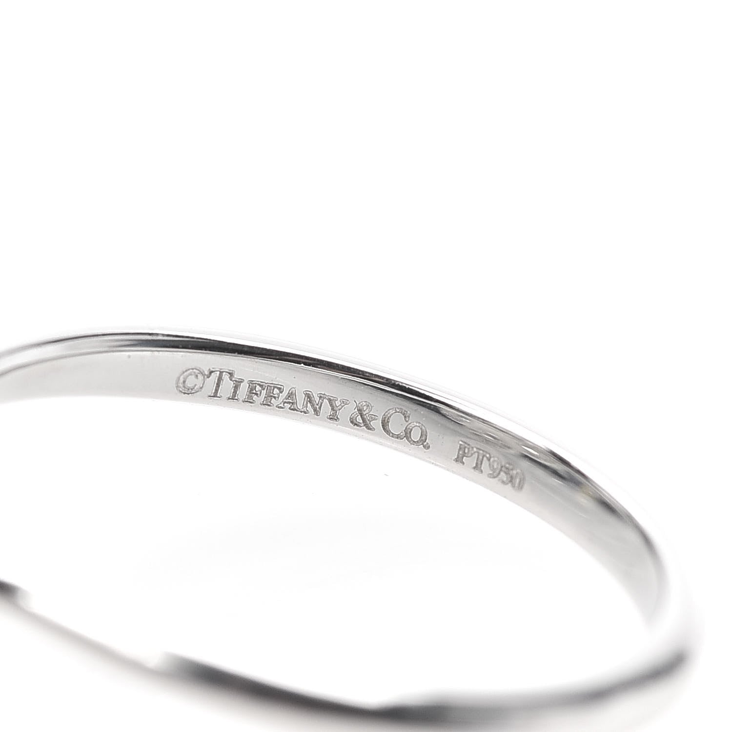 Tiffany Platinum Diamond Enchant Flower Ring 52 6 4 of 5
