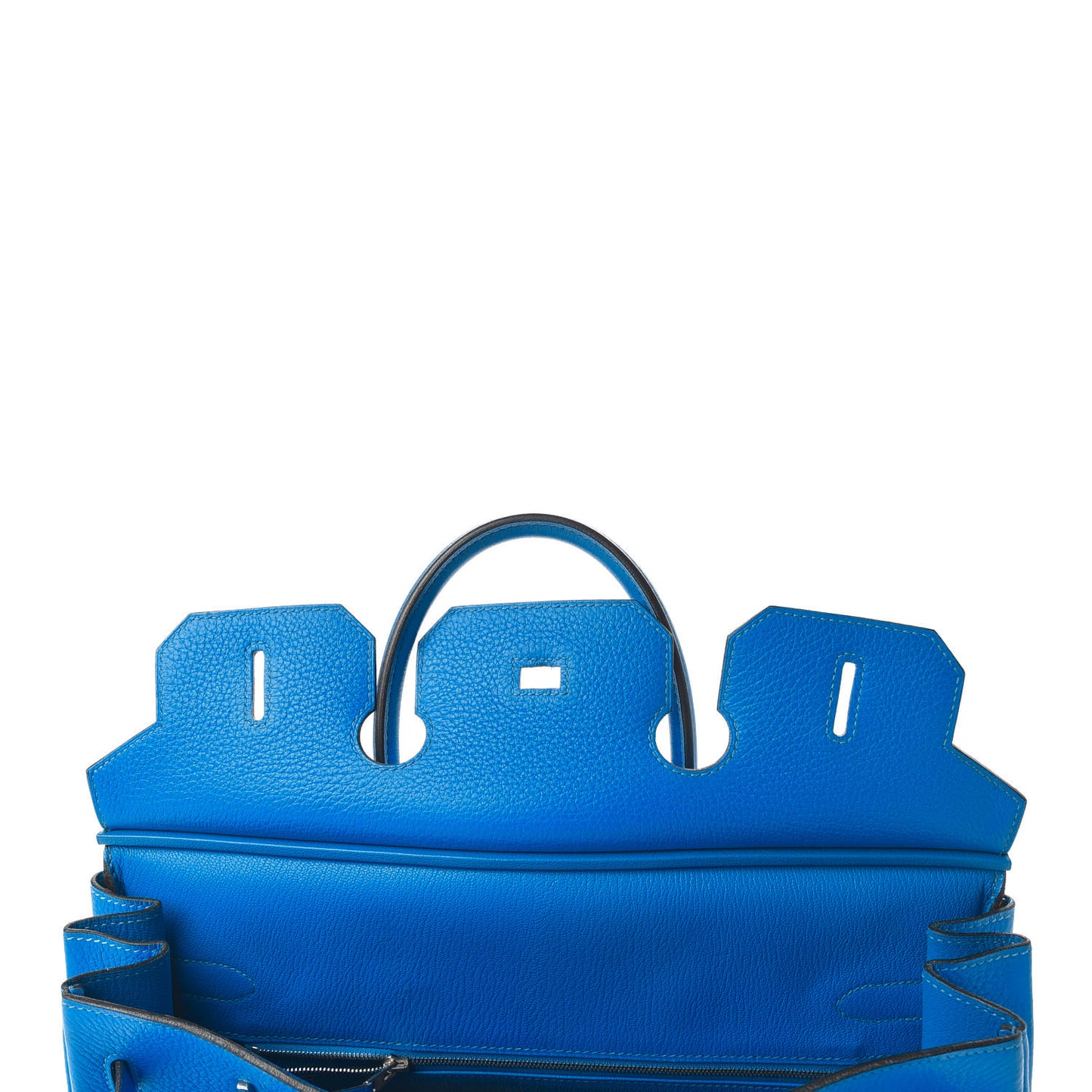 Taurillon Clemence Birkin 35 Bleu Hydra