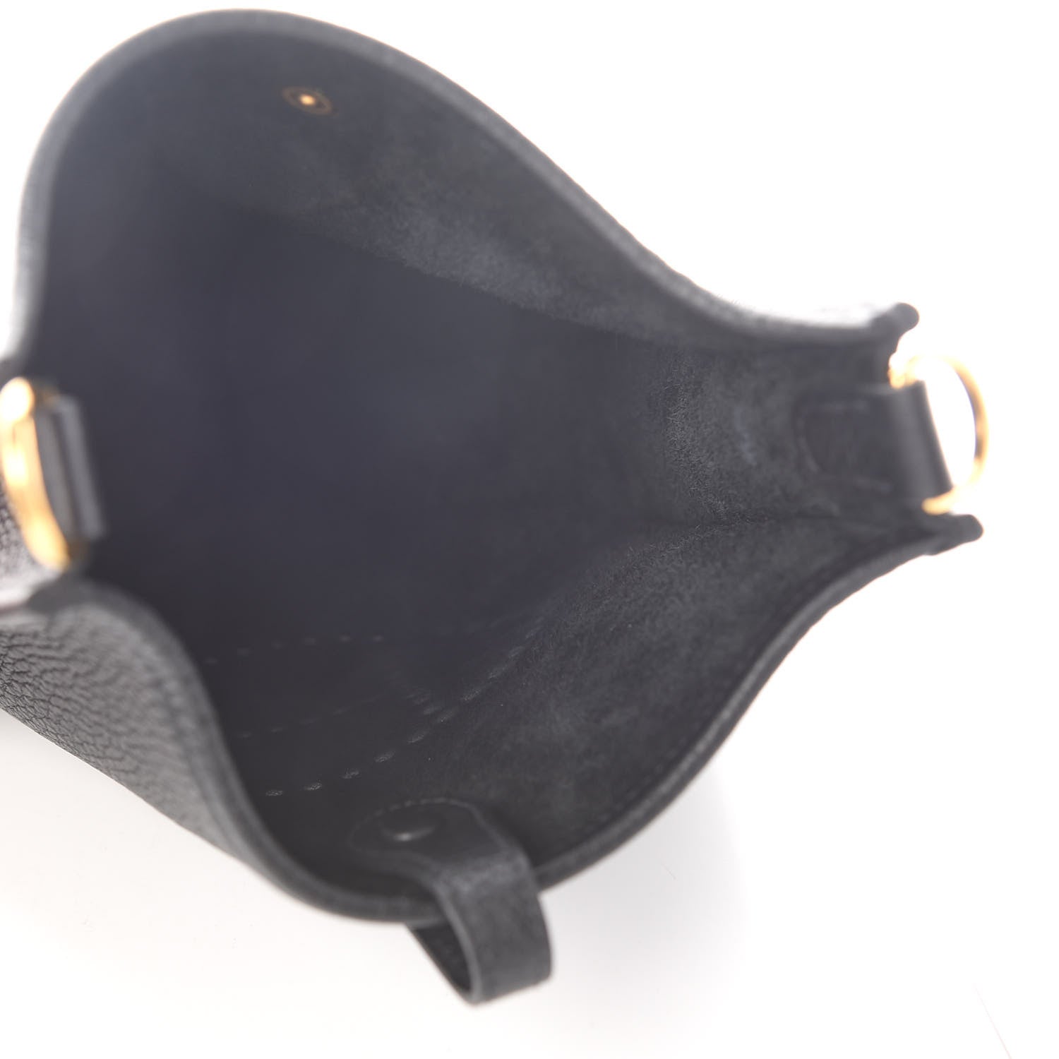 Hermes Taurillon Clemence Evelyne TPM Black 5 of 9