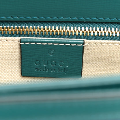 Gucci Azalea Calfskin Horsebit 1955 Shoulder Bag Imperial Blue Pavone 6 of 11