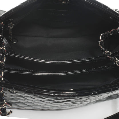 Chanel Patent Leather Large Just Mademoiselle Black 4 of 6