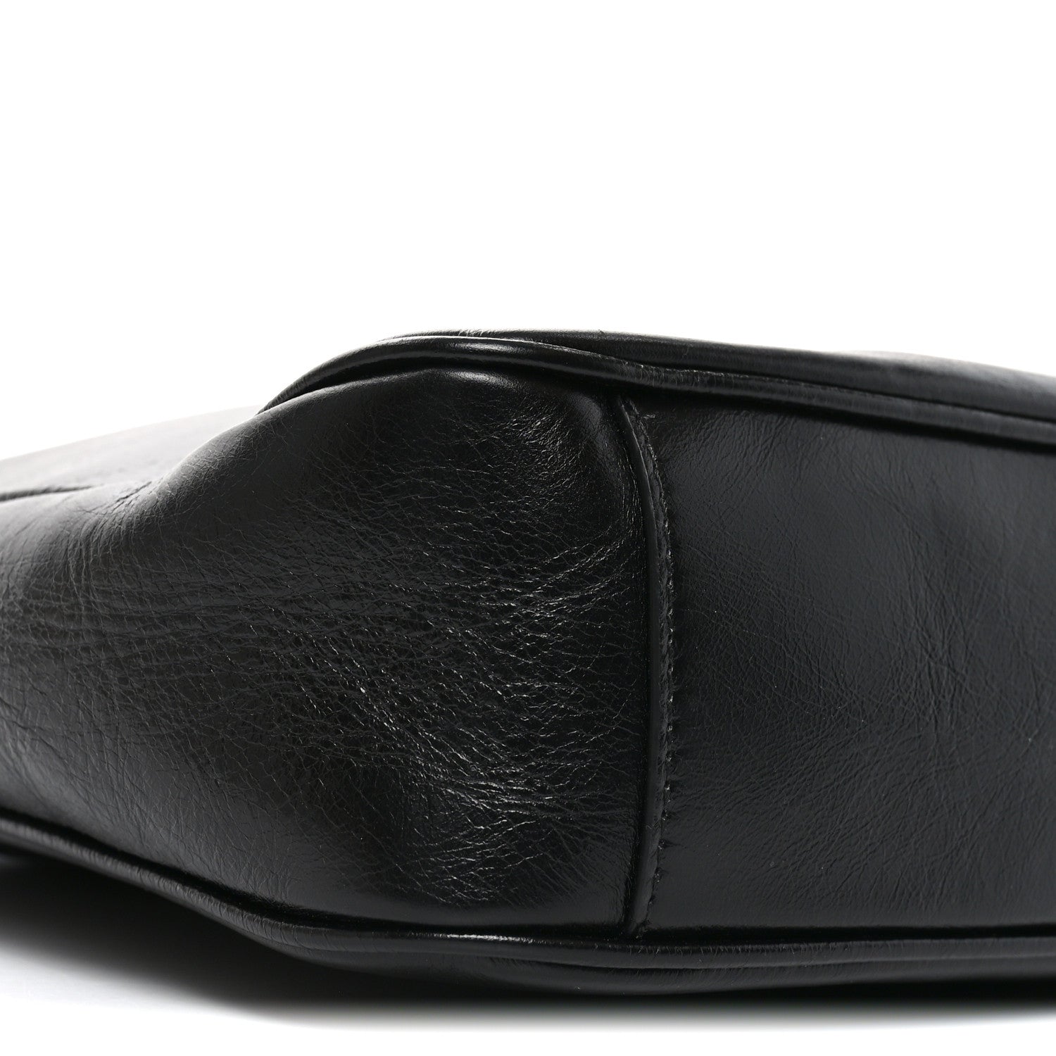 Jimmy Choo Lambskin Large JC Soft Hobo Bag Black 8 of 9