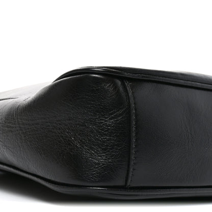 Jimmy Choo Lambskin Large JC Soft Hobo Bag Black 8 of 9