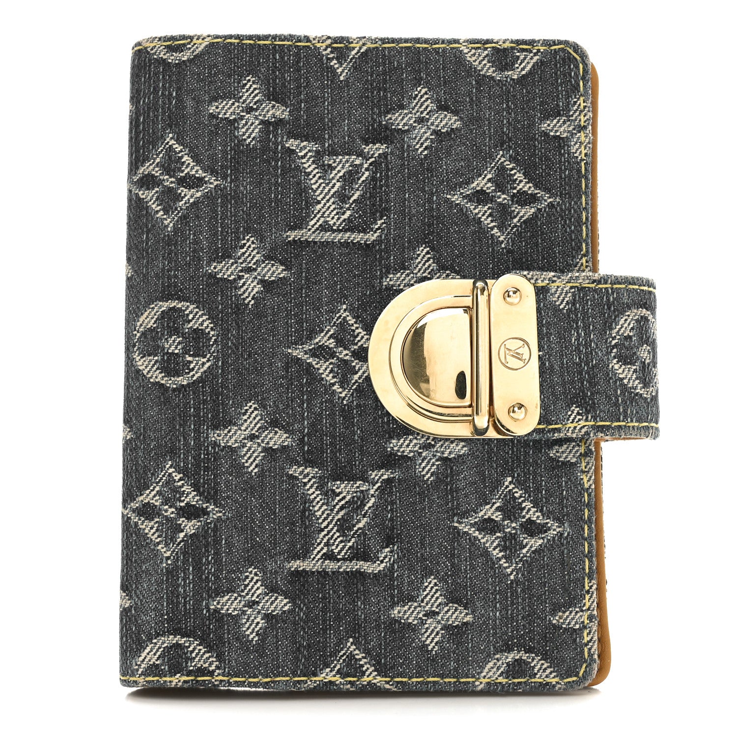 Louis Vuitton Monogram Denim Agenda PM Blue 1 of 7