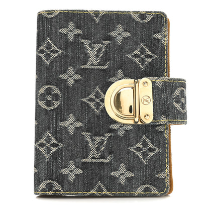 Louis Vuitton Monogram Denim Agenda PM Blue 1 of 7