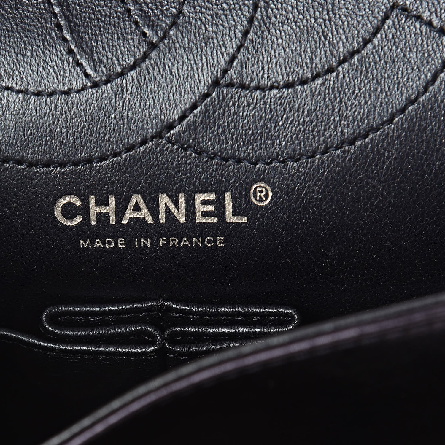 Chanel Metallic Aged Calfskin 2.55 Reissue 225 Flap Dark Navy Blue 6 of 10