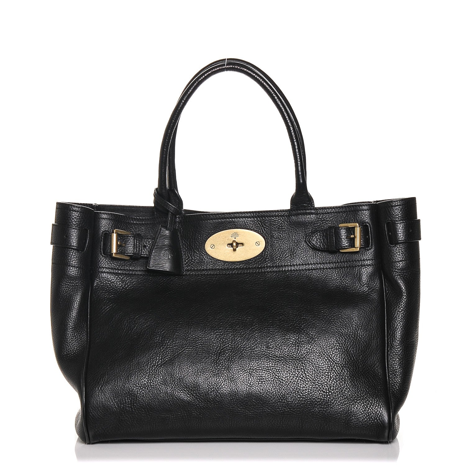 Mulberry Natural Leather Bayswater Tote Black 1 of 7