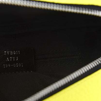 Fendi Cuoio Romano Fluo Metal Bug Eyes Kids Belt Bag Giallo Fluo Black 7 of 10
