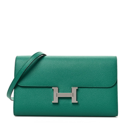 Hermes Epsom Constance Long To Go Wallet Vert Jade 1 of 7