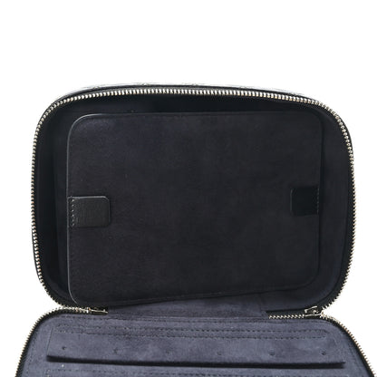 Chanel Lambskin Quilted Top Handle Jewelry Case Black 7 of 13
