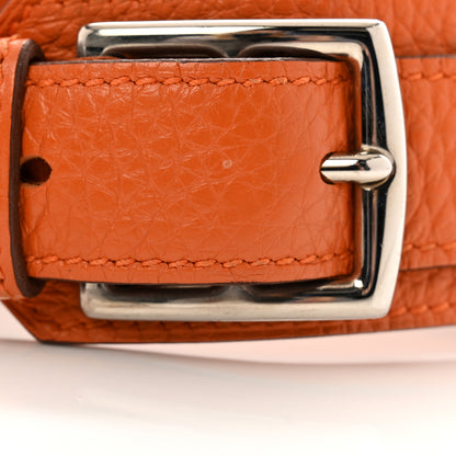 Hermes Taurillon Clemence Jypsiere 28 Orange 15 of 16