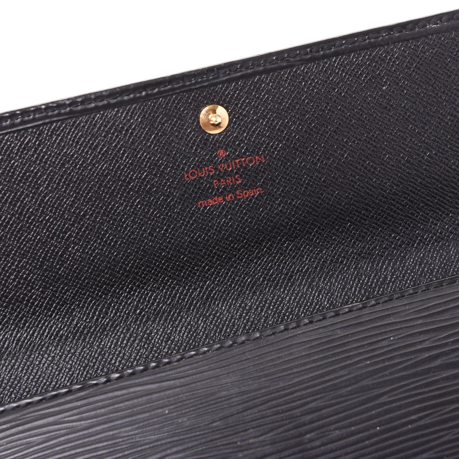 Louis Vuitton Epi Porte Tresor International Wallet Black 7 of 9