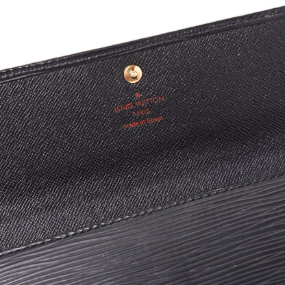 Louis Vuitton Epi Porte Tresor International Wallet Black 7 of 9