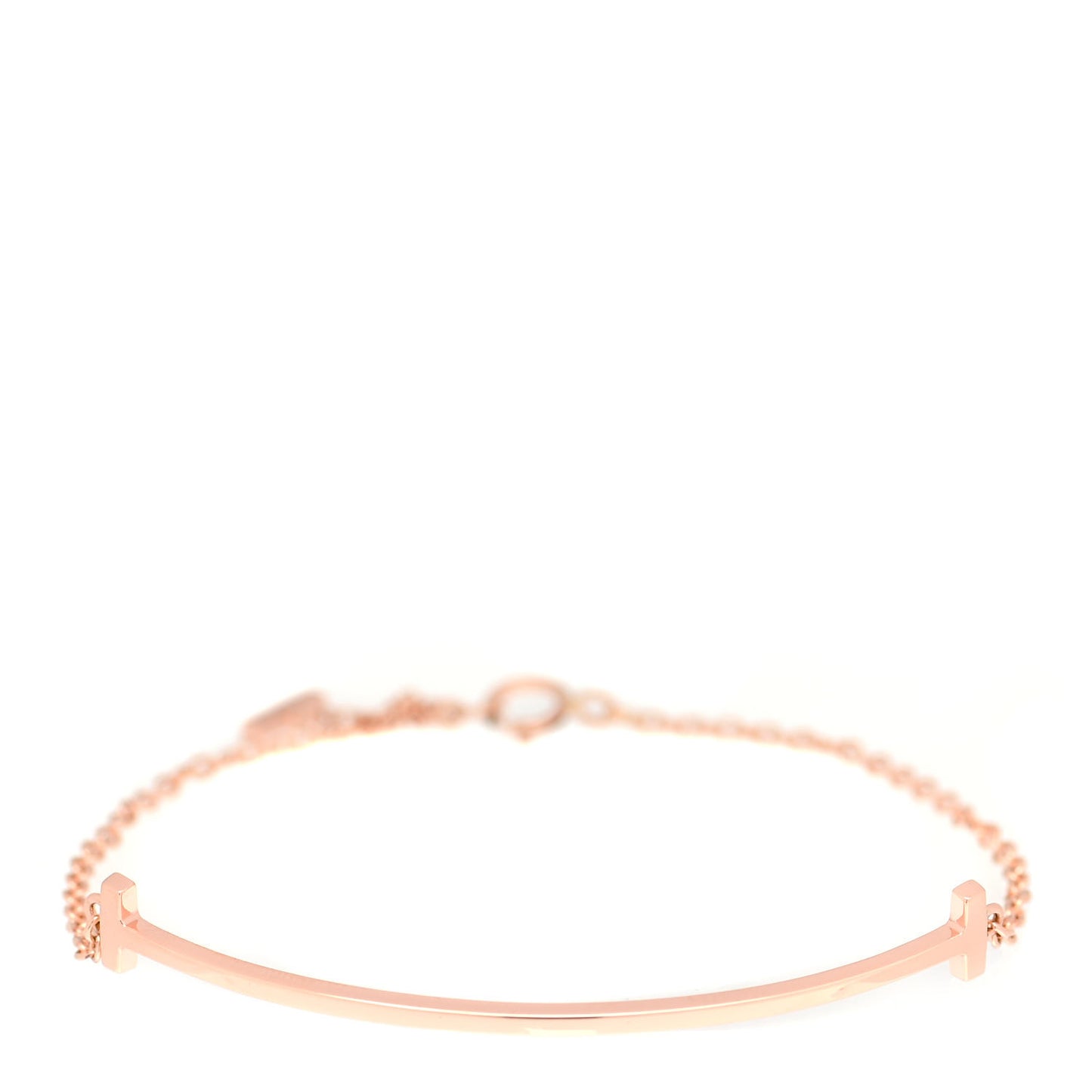 18K Rose Gold T Smile Bracelet