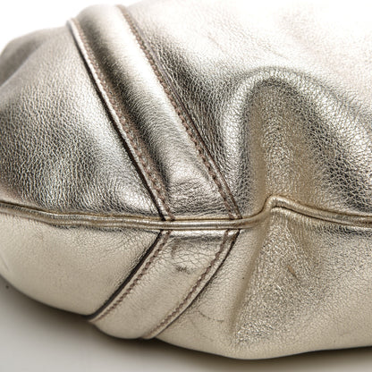 Gucci Metallic Calfskin Medium Britt Tote Gold 9 of 11