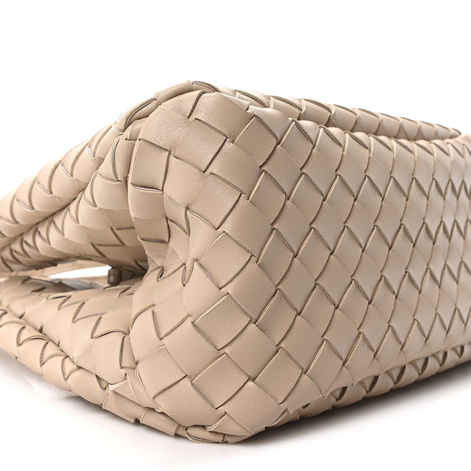 Bottega Veneta Nappa Intrecciato Small Campana Shoulder Bag Ecru 9 of 10