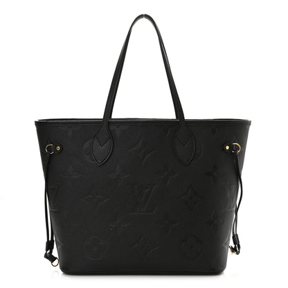 Louis Vuitton Empreinte Monogram Giant Neverfull MM Black 3 of 11