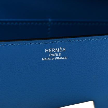 Hermes Evercolor Egee Clutch Bleu Hydra 6 of 8