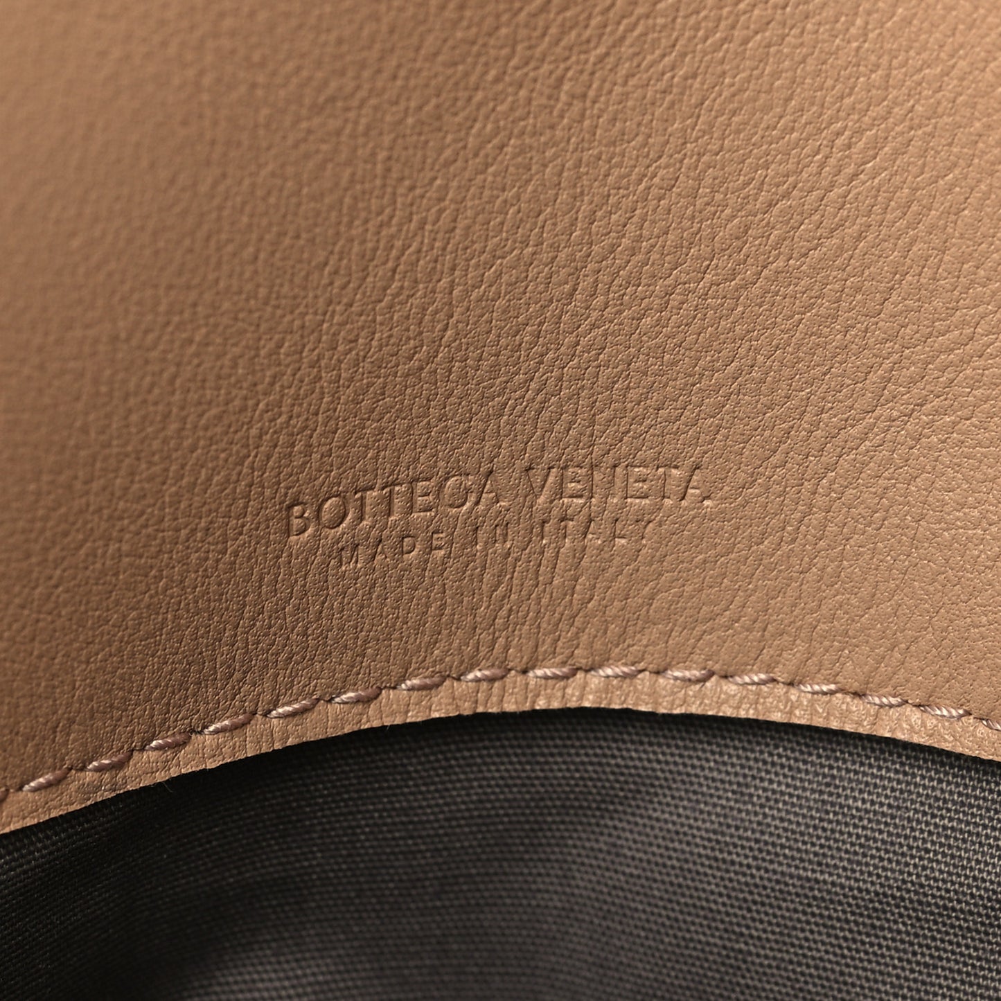 Nappa Intrecciato Flap Clutch Almond