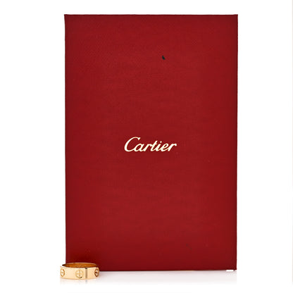Cartier 18K Yellow Gold 5.5mm LOVE Ring 51 5.75 5 of 5