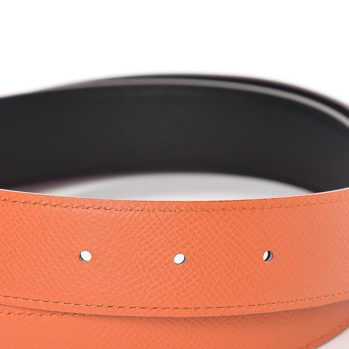 Swift Epsom 32mm Belt Strap 85 Black Orange