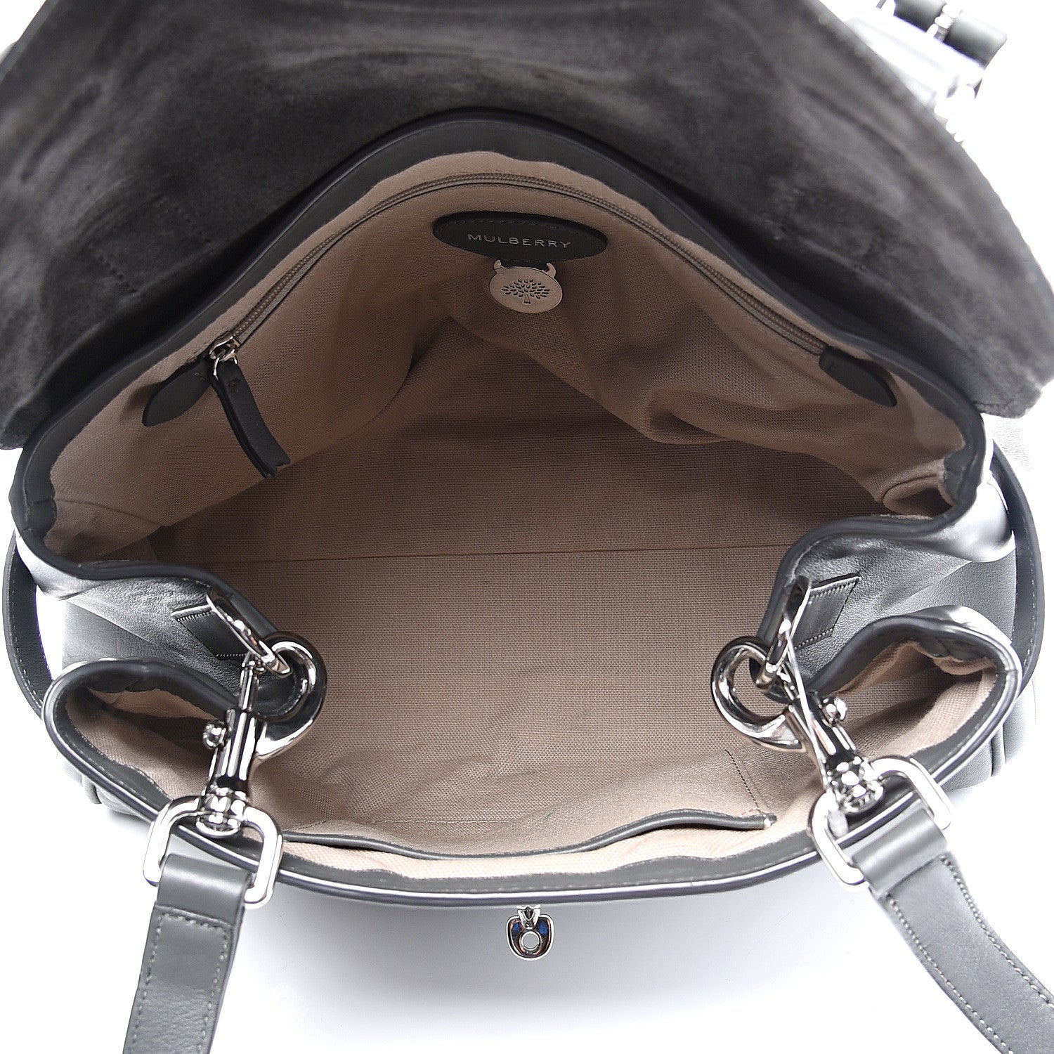 Mulberry Smooth Calfskin Medium Alexa Pavement Grey 4 of 13